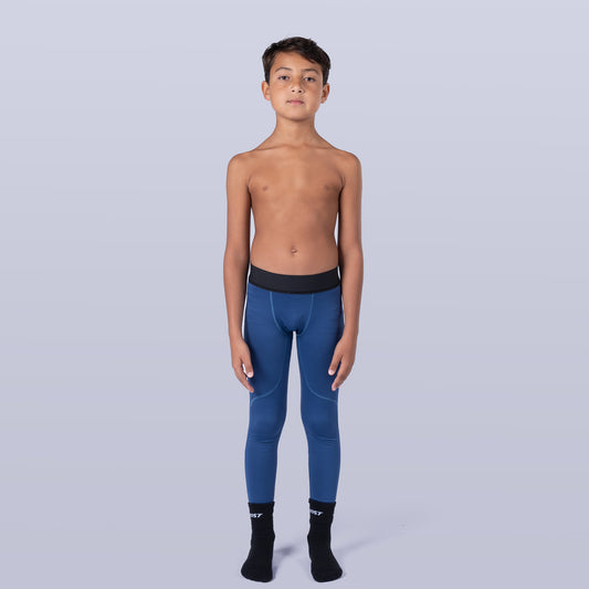 Boy's Base Leggings - Blue